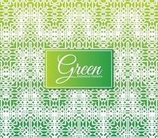 Green abstract geometric pattern design vector