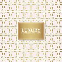 Luxury white ornament pattern design background vector