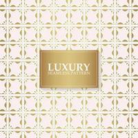 Luxury white ornament pattern design background vector