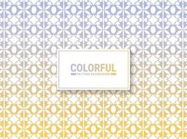 Colorful abstract geometric pattern design vector