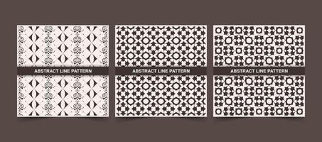 Collection of seamless ornamental ethnic patterns vector