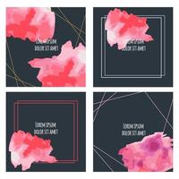 ABSTRACT TEMPLATE Celestial Banner Concept For Social Media vector