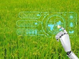 artificial intelligence robot technology who took part in the management sustainable development photo