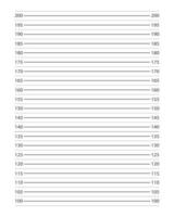 Police mugshot background. Height chart with centimeters markup for photo of arrested or suspect person identification vector