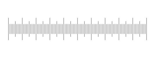 measuring scale on white background. scale of different units. markup for  rulers sign. flat style. 9797469 Vector Art at Vecteezy