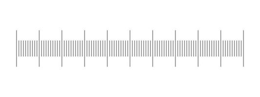 horizontal termómetro escala. modelo para meteorológico o médico medición herramienta vector