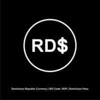 Dominican Republic Currency Symbol, Dominican Peso Icon, DOP Sign. Vector Illustration