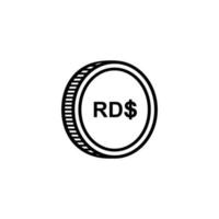 Dominican Republic Currency Symbol, Dominican Peso Icon, DOP Sign. Vector Illustration