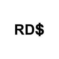 Dominican Republic Currency Symbol, Dominican Peso Icon, DOP Sign. Vector Illustration