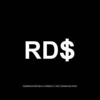 Dominican Republic Currency Symbol, Dominican Peso Icon, DOP Sign. Vector Illustration