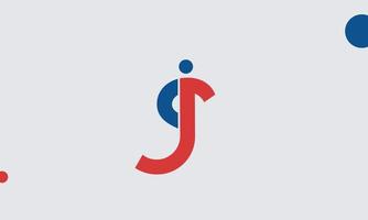 alfabeto letras iniciales monograma logo cj, jc, c y j vector