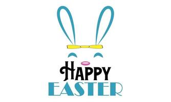 Happy Easter Day Typography t-shirt design. Easter Day Motivational Typography t-shirt Creative Kids vector