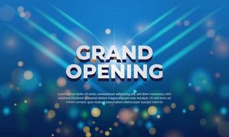 Beautiful grand opening design background vector. Elegant grand opening background vector