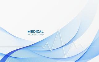 Smooth medical healty background vector. Modern medical healty background vector. vector