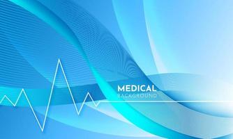 Smooth medical healty background vector. Modern medical healty background vector. vector