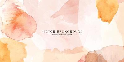 Watercolor abstract background vector