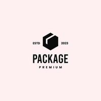 package logo design retro hipster vintage vector