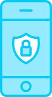 Mobile Security Vector Icon