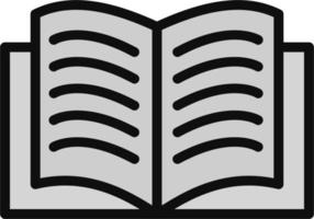 Open Book Vector Icon