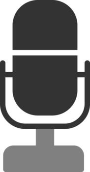 icono de vector de micrófono