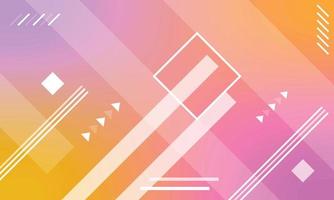 Colorful Gradient Geometric Background vector