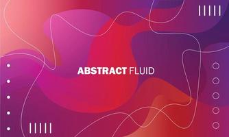 Abstract Gradient Fluid Background vector