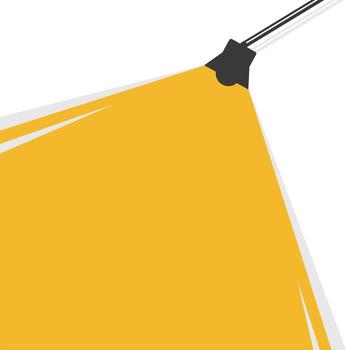 desktop lamp light template background with flat design. copy space modern template vector background