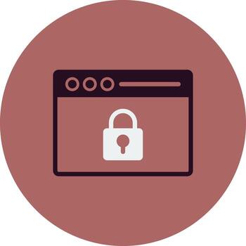 Web Encryption Vector Icon