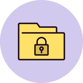 Data Encryption Vector Icon