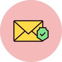 Email Encryption Vector Icon