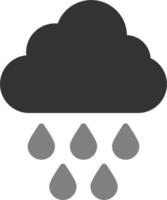 icono de vector de lluvia