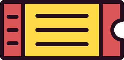 Ticket Vector Icon