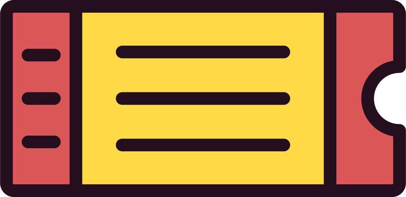 Ticket Vector Icon