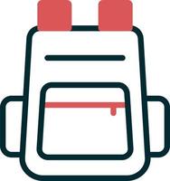 Backpack Vector Icon