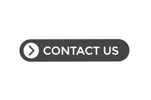 contact us button vectors.sign label speech bubble contact us vector
