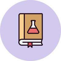 Chemistry Book Vector Icon