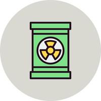 Nuclear Waste Vector Icon