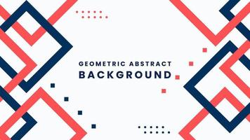 Flat Abstract Geometric Shape Background vector