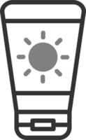 Sun Cream Vector Icon
