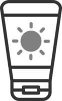 Sun Cream Vector Icon