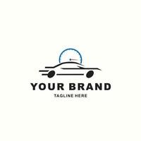 car logo and speed symbol suitable for your app and company vector