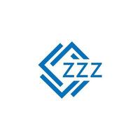zzz tecnología letra logo diseño en blanco antecedentes. zzz creativo iniciales tecnología letra logo concepto. zzz tecnología letra diseño. vector