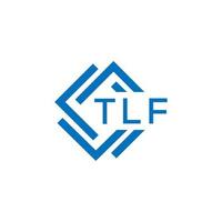 TLF technology letter logo design on white background. TLF creative initials technology letter logo concept. TLF technology letter design. vector