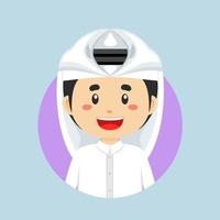 Avatar of a Qatar Character vector