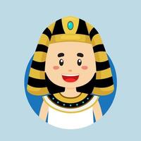 avatar de un Egipto personaje vector