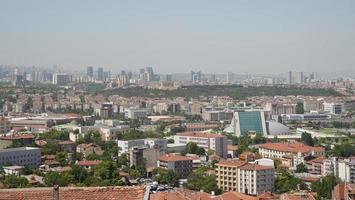 paisaje urbano de ankara, turkiye foto