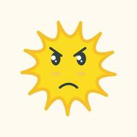 Sun Emoticon Logo vector