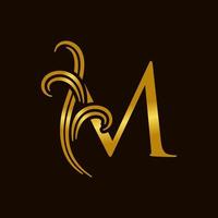 Luxury Initial M Logo vector