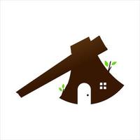 Lumberjack House Logo vector