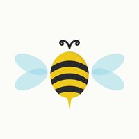 Modern Bee Logo vector